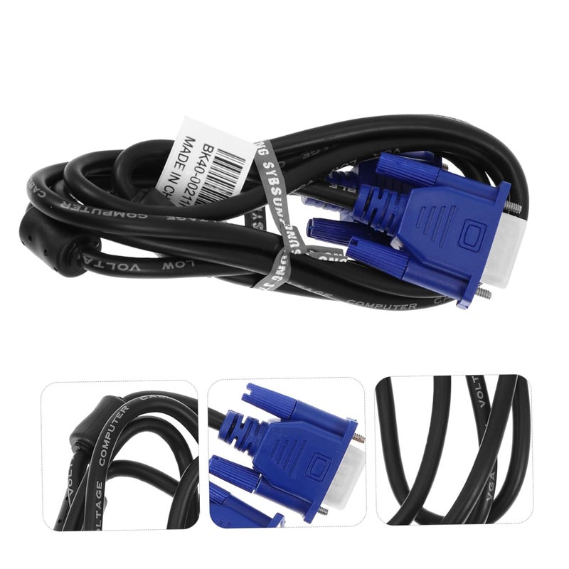 Tehaux 2 باك كابل VGA عالي التوصيل مع غطاء PE متين للشاشة وجهاز العرض والمرئيات - Image 4
